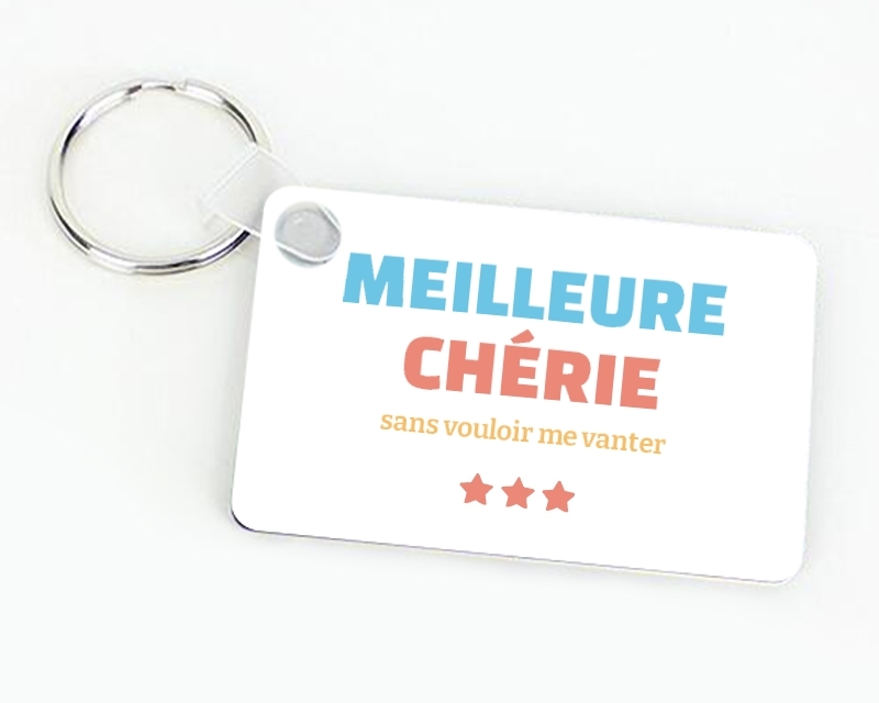 Porte-clés personnalisable - Meilleure Chérie