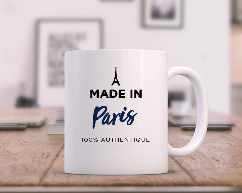 Mug personnalisé région - Made In Paris