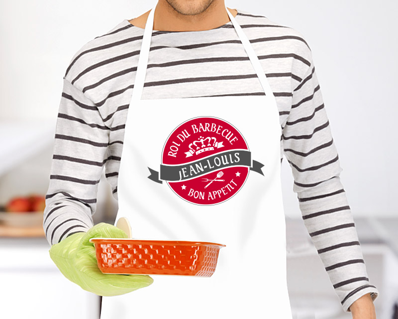 Tablier personnalisé Roi du barbecue