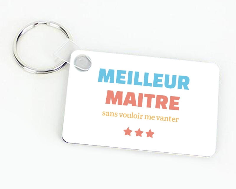 Porte-clef à personnaliser - Meilleur Maitre