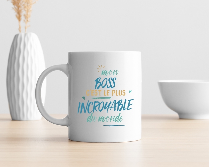 Mug personnalisé : Boss le plus...