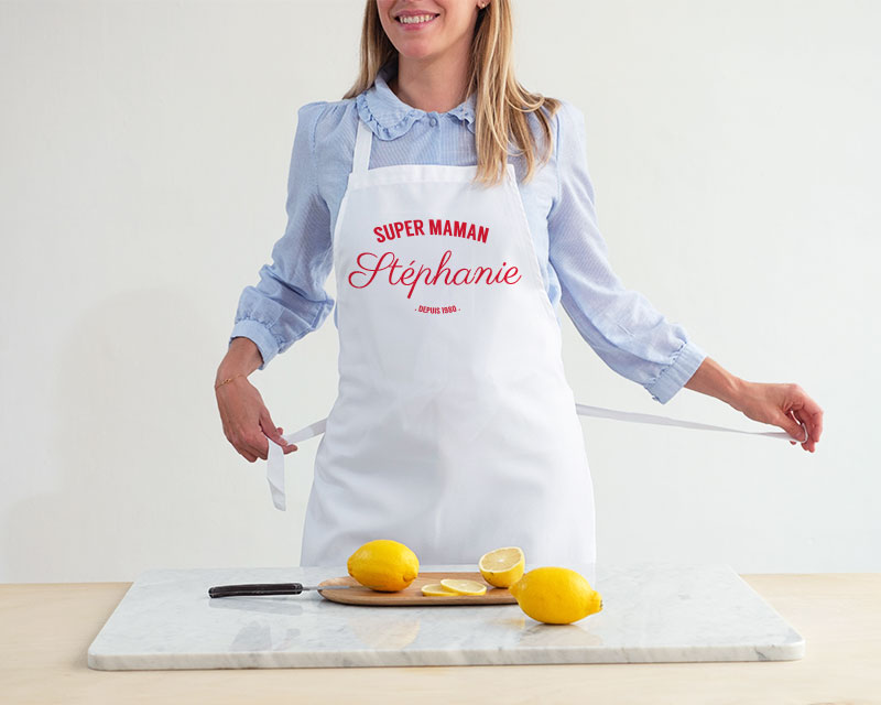 Tablier Vintage - Super Maman