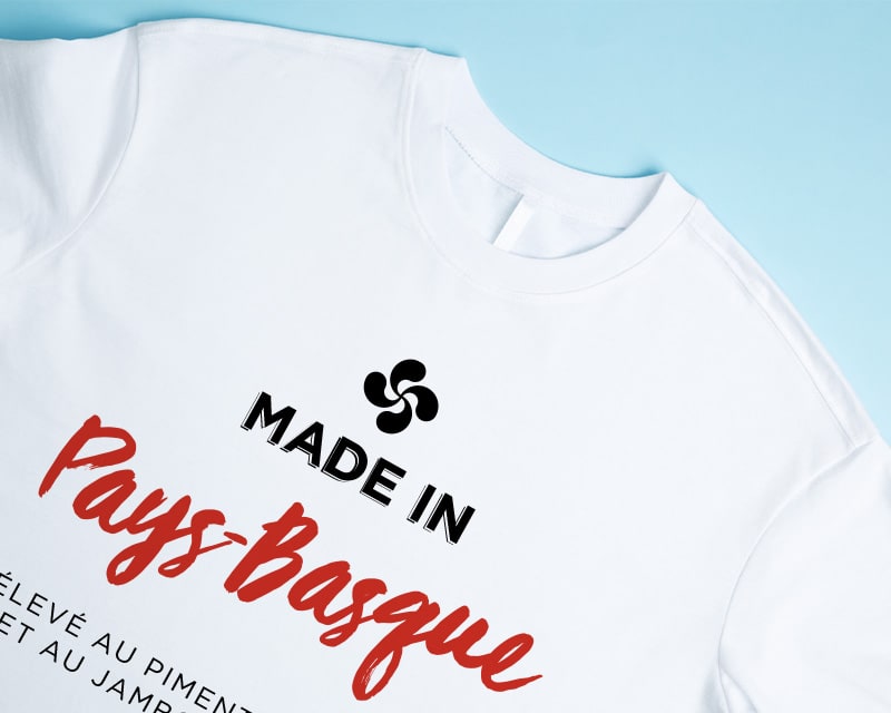 Tee shirt personnalisé homme - Made in Pays Basque