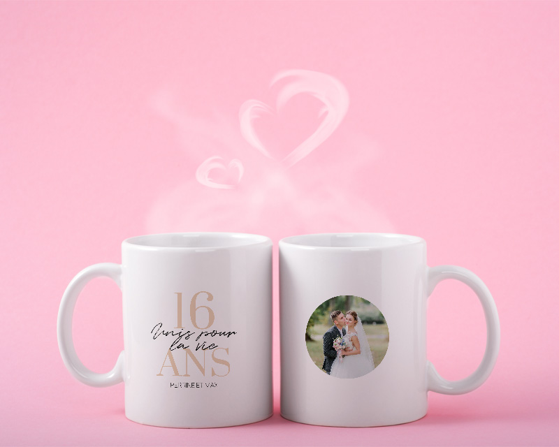 Mug personnalisé - Noces de Saphir