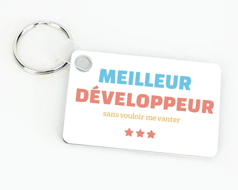Porte-clef à personnaliser - Meilleur Développeur