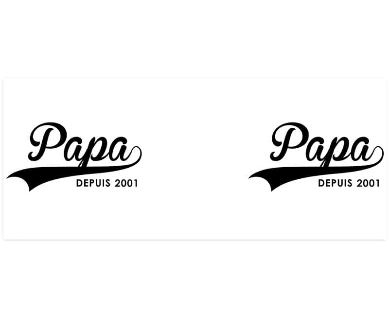 Mug Papa depuis