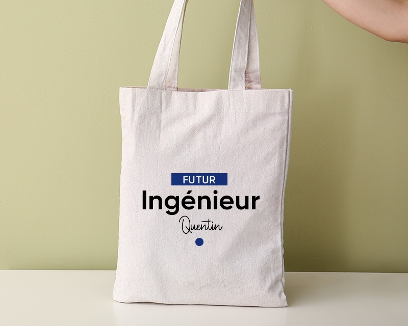 Tote bag personnalisable - Futur ingénieur