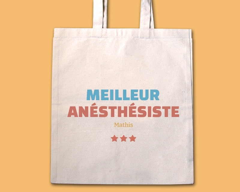 Tote bag personnalisable - Meilleur Anésthésiste