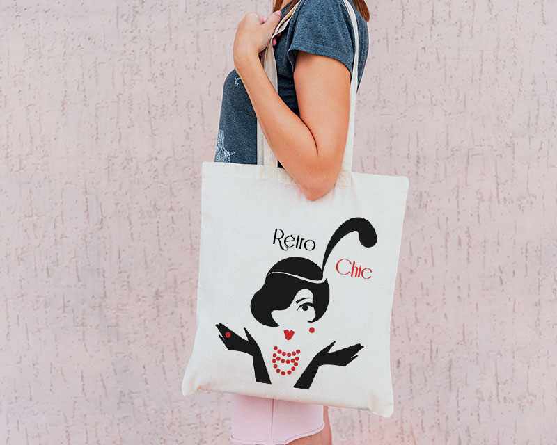 Tote bag Personnalisable Rétro chic
