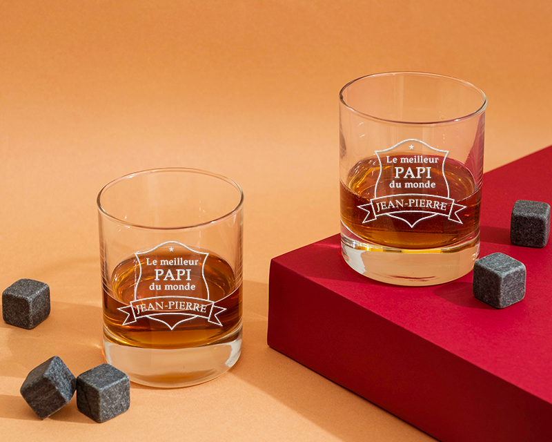 Verre à Whisky Personnalisable - Meilleur du monde