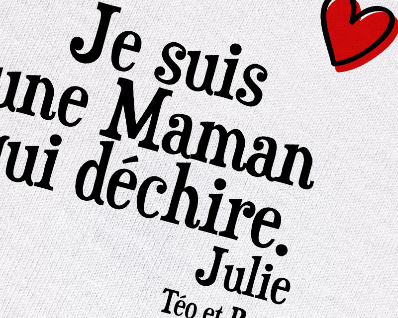 T-shirt Je suis une fille qui déchire