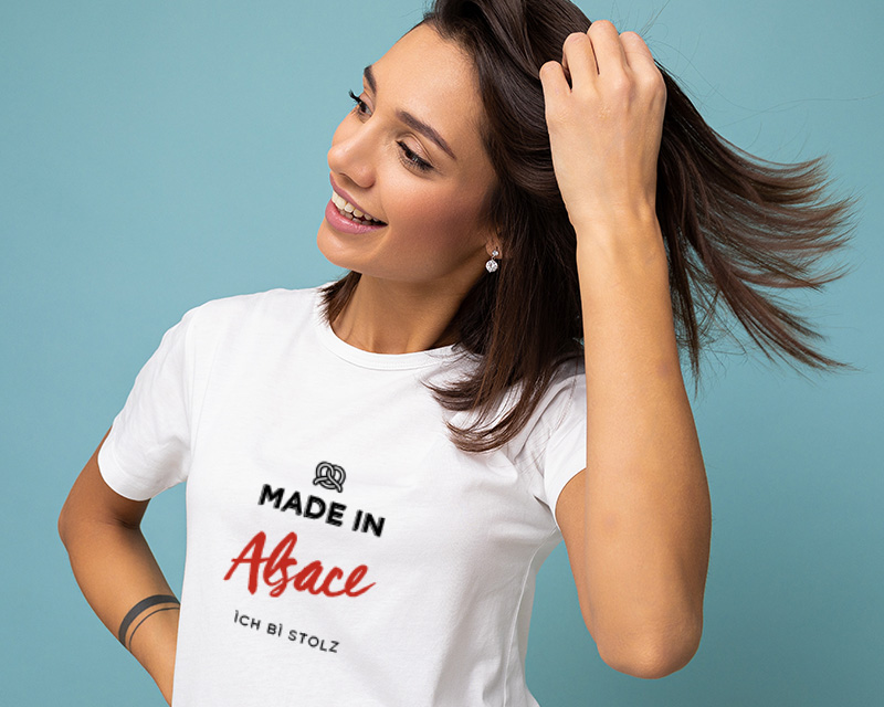 Tee-shirt Femme personnalisé - Made In Alsace