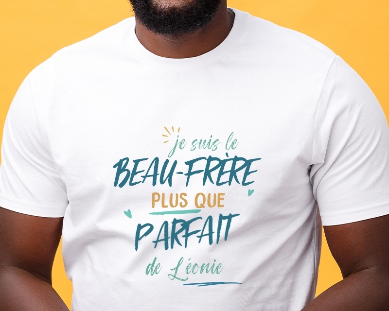 T-Shirt homme personnalisé : Beau-Frère le plus...