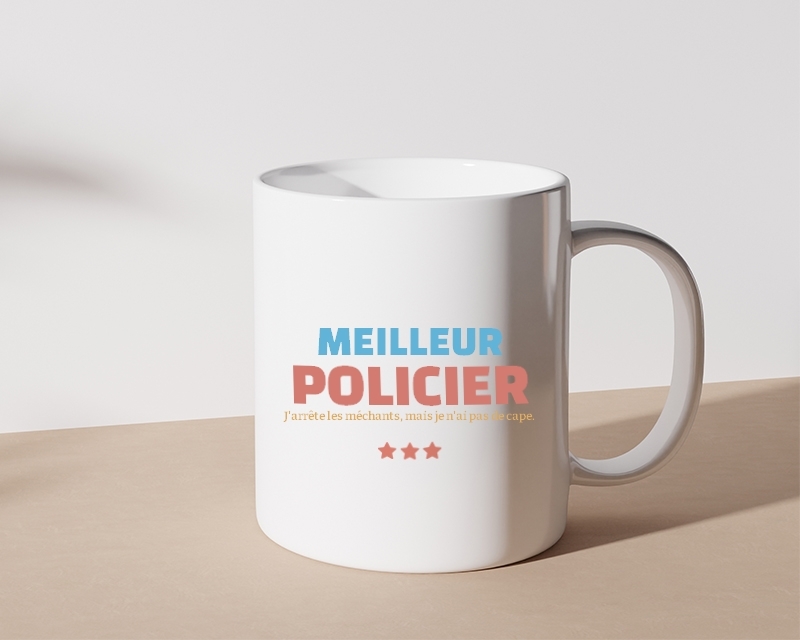 Mug personnalisable - Meilleur Policier