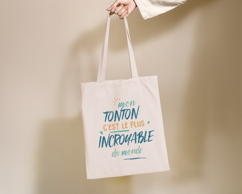 Tote bag personnalisé - Tonton le plus...