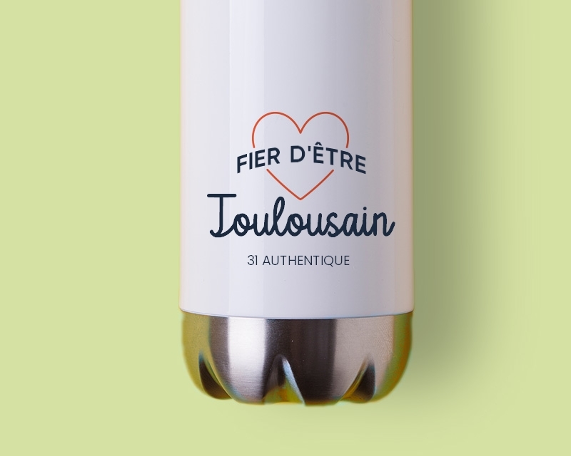 Gourde personnalisable - Fier d'être Toulousain