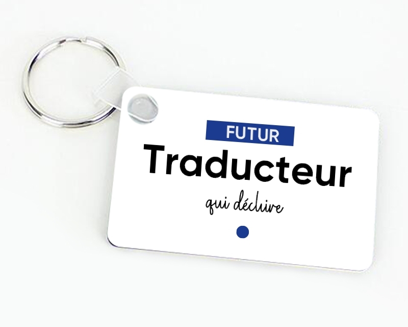 Porte-clef personnalisé - Futur traducteur