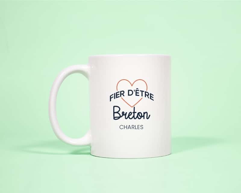 Mug personnalisé - Fier d'être Breton