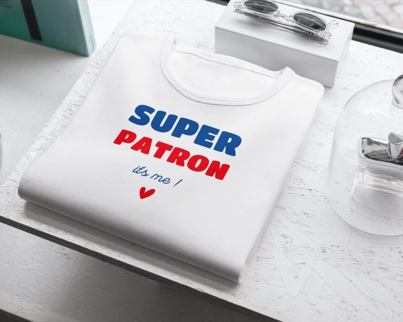 Tee shirt personnalisé homme - Super Patron