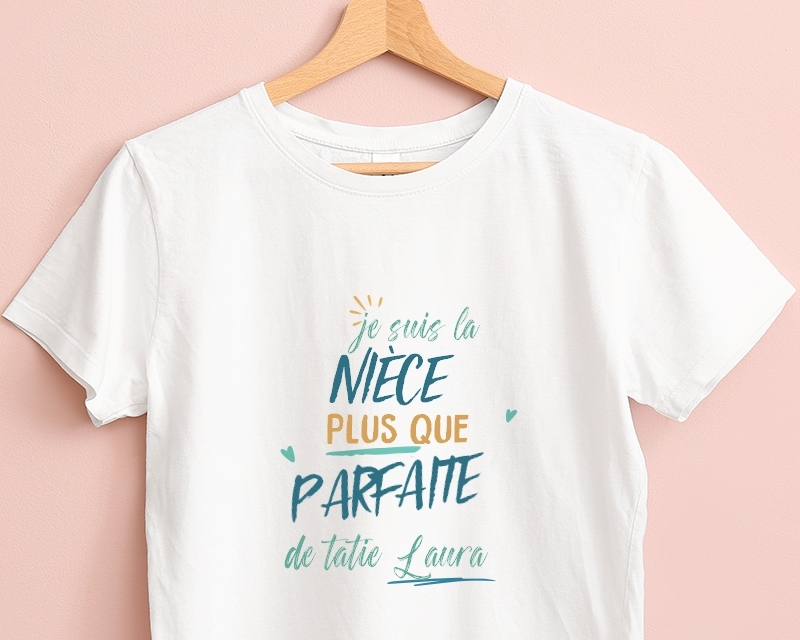 T-Shirt femme personnalisé : Nièce la plus...