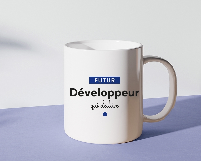 Mug personnalisable - Futur développeur
