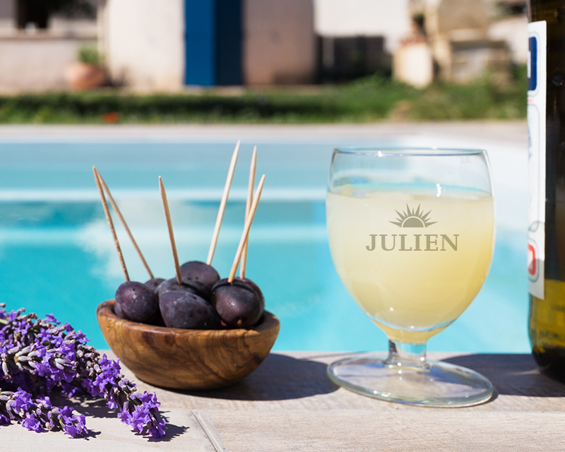 Verre à Ricard ballon Personnalisable - Prénom