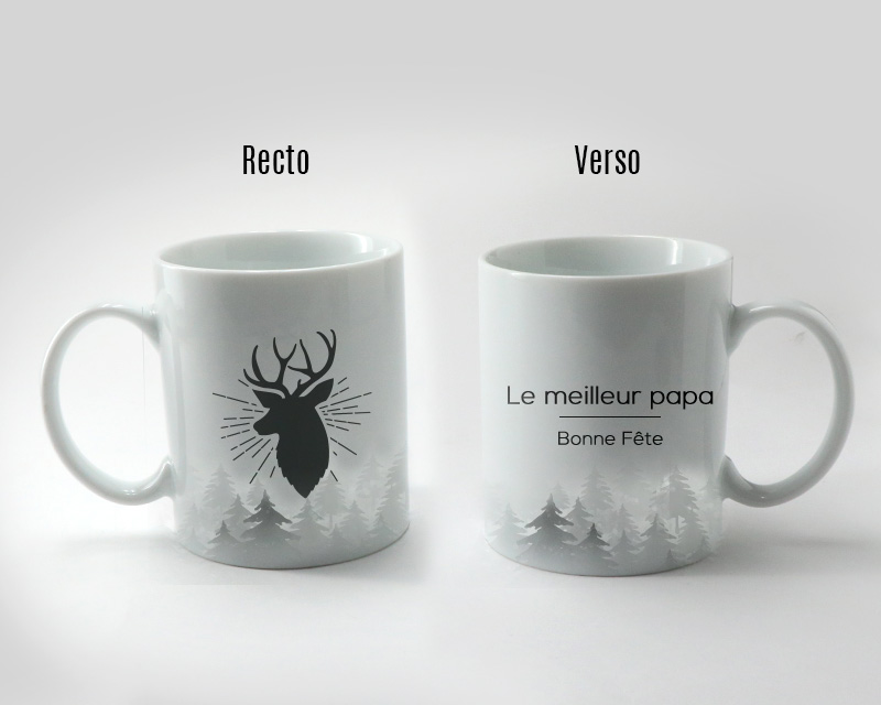 Mug Personnalisable - Cerf
