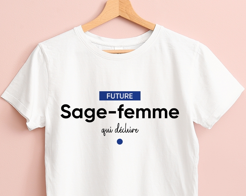 T-shirt Femme personnalisable - Future sage-femme