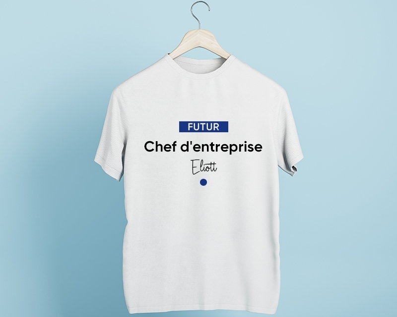 T-shirt Homme personnalisé - Futur chef d'entreprise
