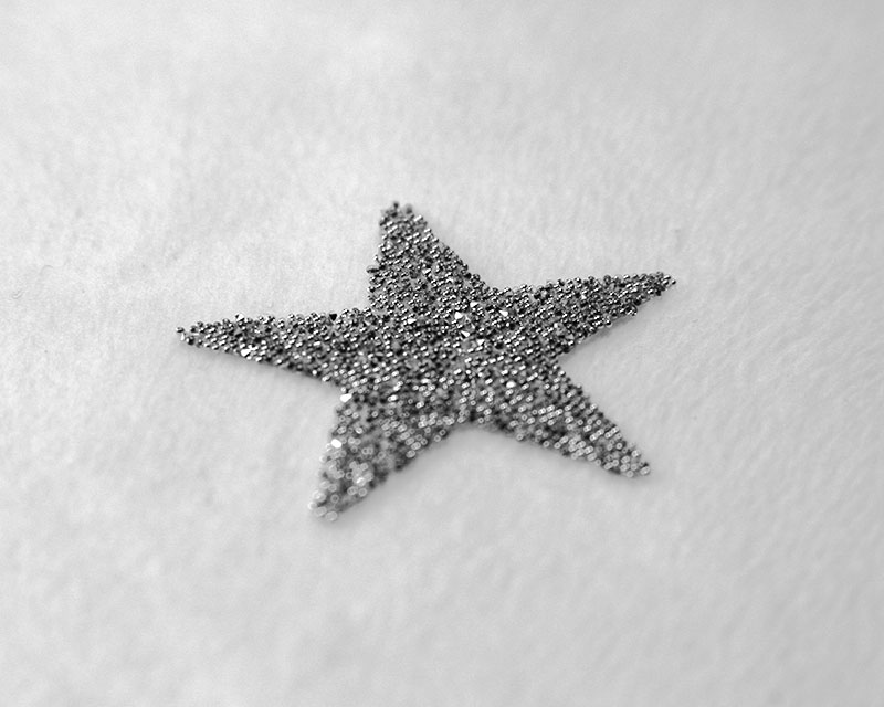 Coussin doux Romantique Etoile cristaux Swarovski®