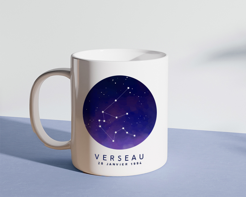 Mug personnalisé Constellation - Verseau