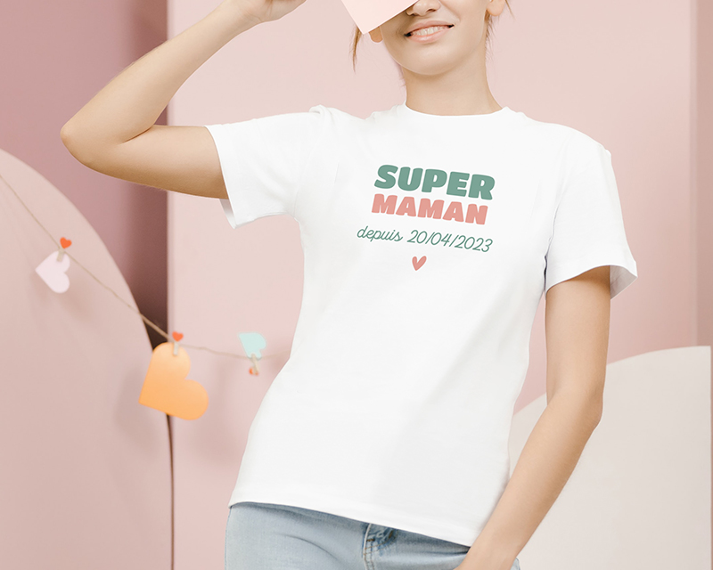 Tee shirt personnalisé femme - Super