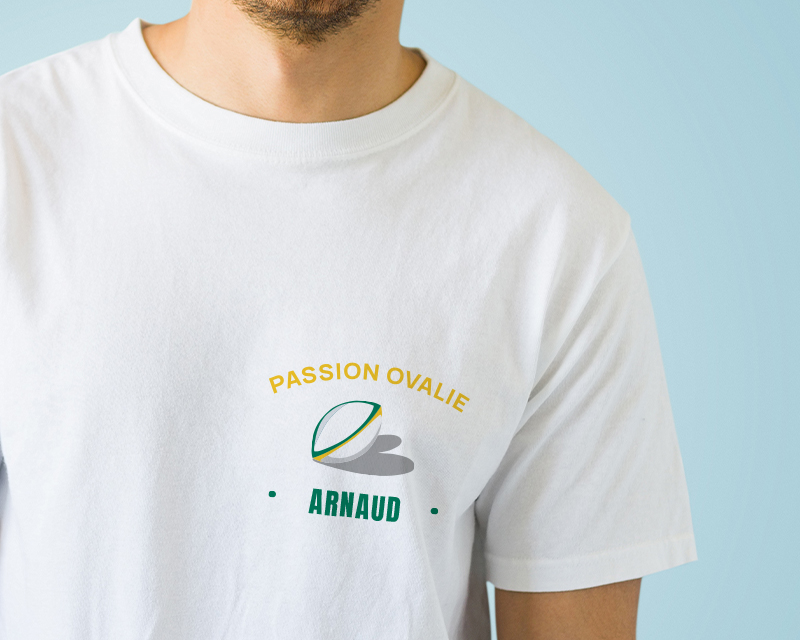 T-shirt homme personnalisé - Passion Rugby