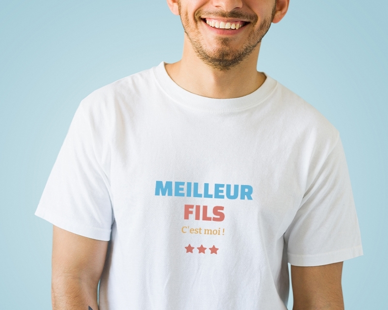 T-shirt Homme à personnaliser - Meilleur Fils