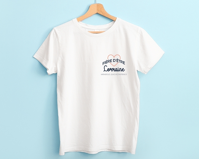 Tee-shirt Femme personnalisable - Fière d'être Lorraine