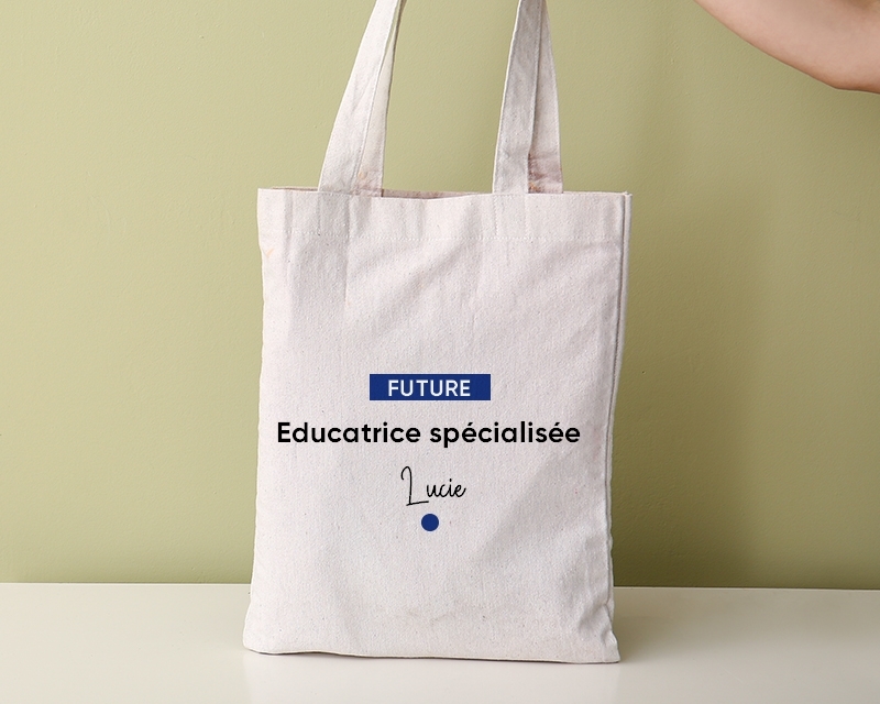 Tote bag personnalisable - Future educatrice spécialisée