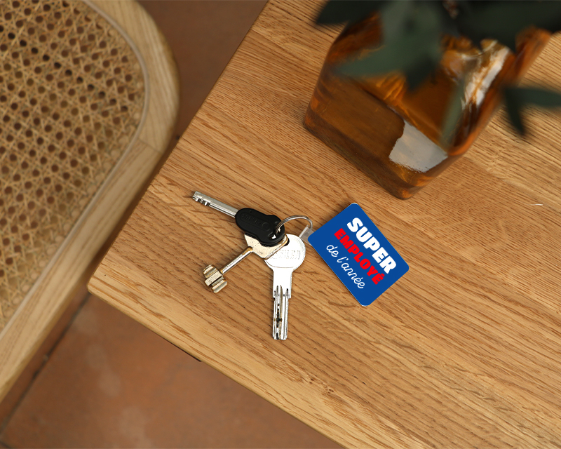 Porte-clé personnalisé - Super Employé