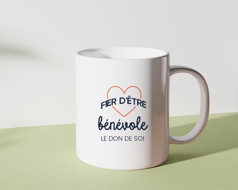 Mug personnalisable - Fier d'être bénévole