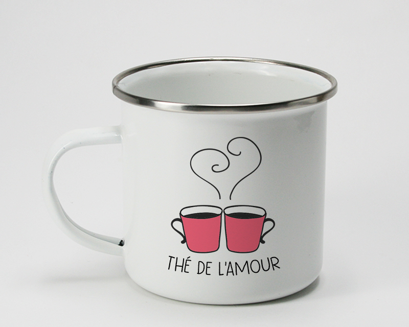 Mug émaillé Personnalisable - En Amoureux