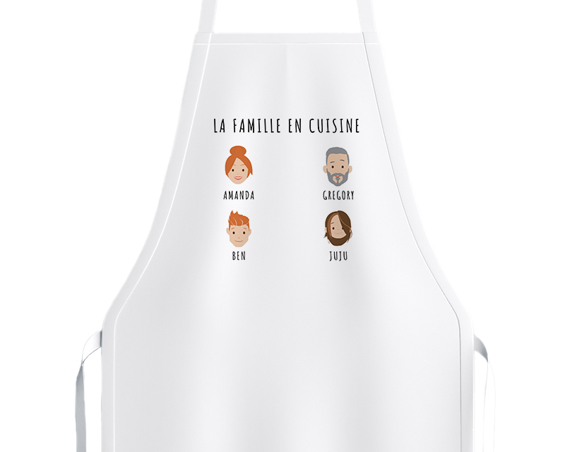 Tablier personnalisé - Collection Family Circus
