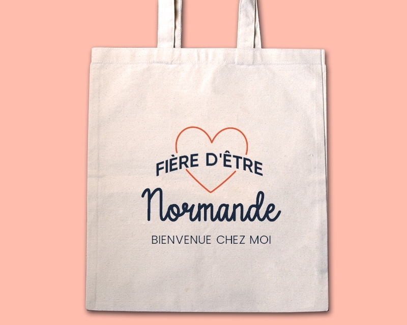 Tote bag personnalisable - Fière d'être Normande