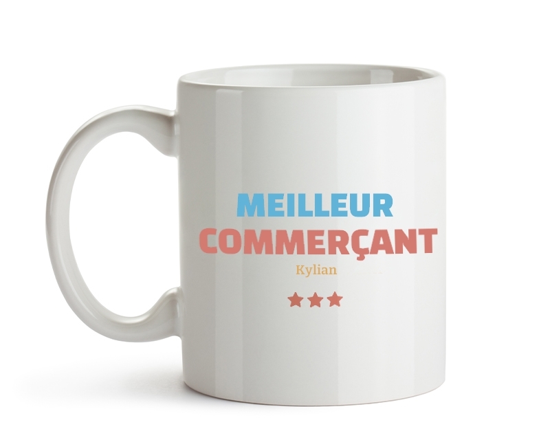 Mug personnalisable - Meilleur Commerçant