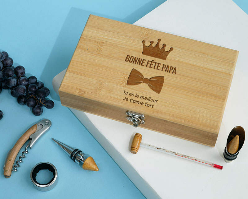 Coffret Sommelier personnalisé - Papa Royal