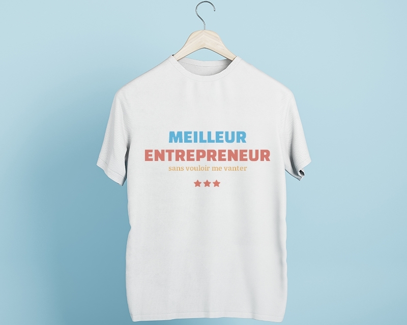 Tee-shirt Homme personnalisable - Meilleur Entrepreneur