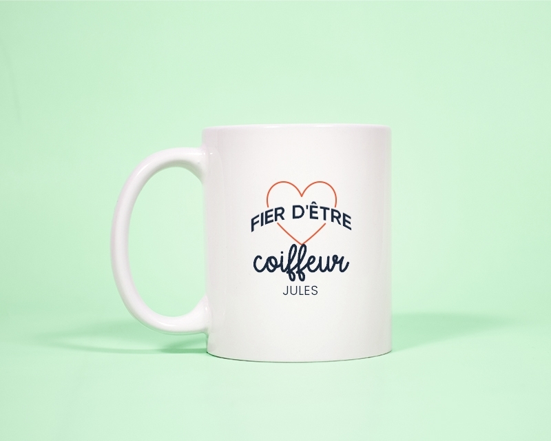 Mug personnalisable - Fier d'être coiffeur