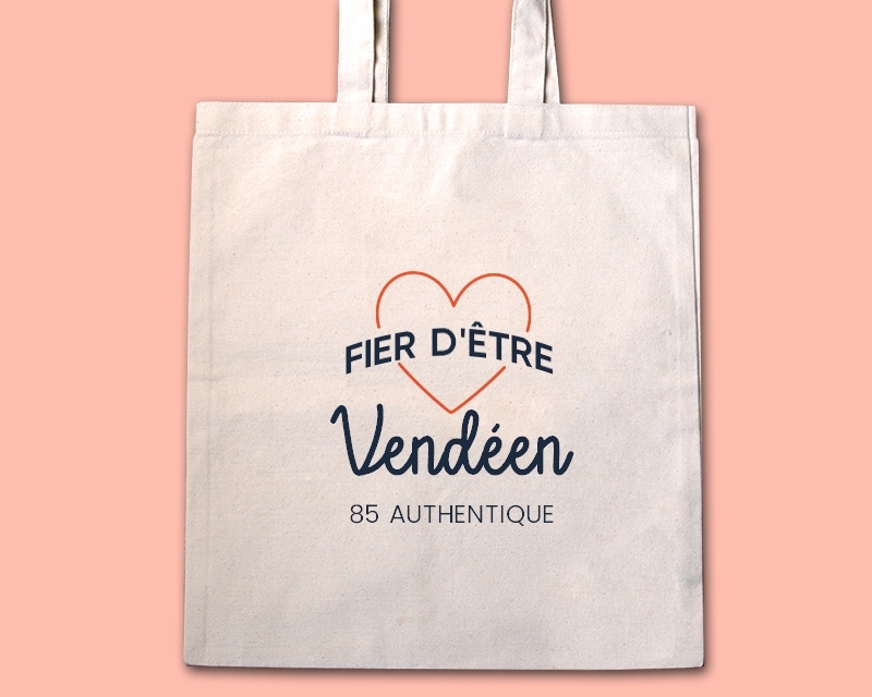 Tote bag personnalisable - Fier d'être Vendéen