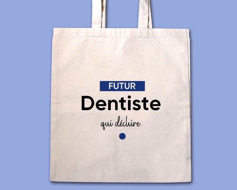 Tote bag personnalisable - Futur dentiste