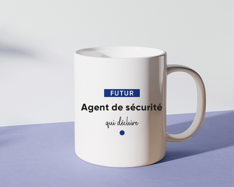 Mug personnalisé - Futur agent de sécurité