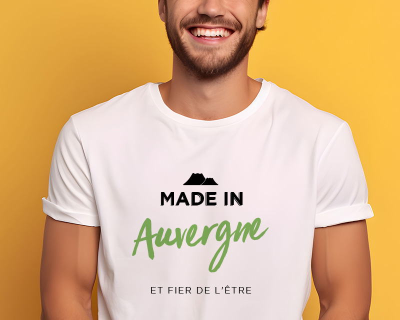 T-shirt Homme personnalisable - Made In Auvergne