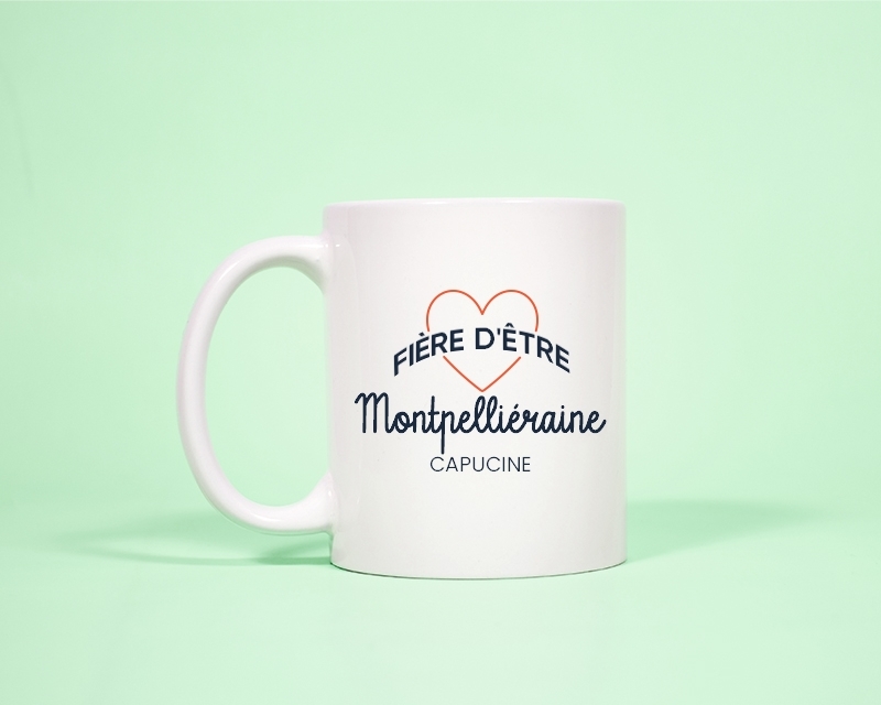 Mug personnalisé - Fière d'être Montpelliéraine